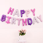 Set 2 palloncini Happy Birthday 16 pollici in film alluminio
