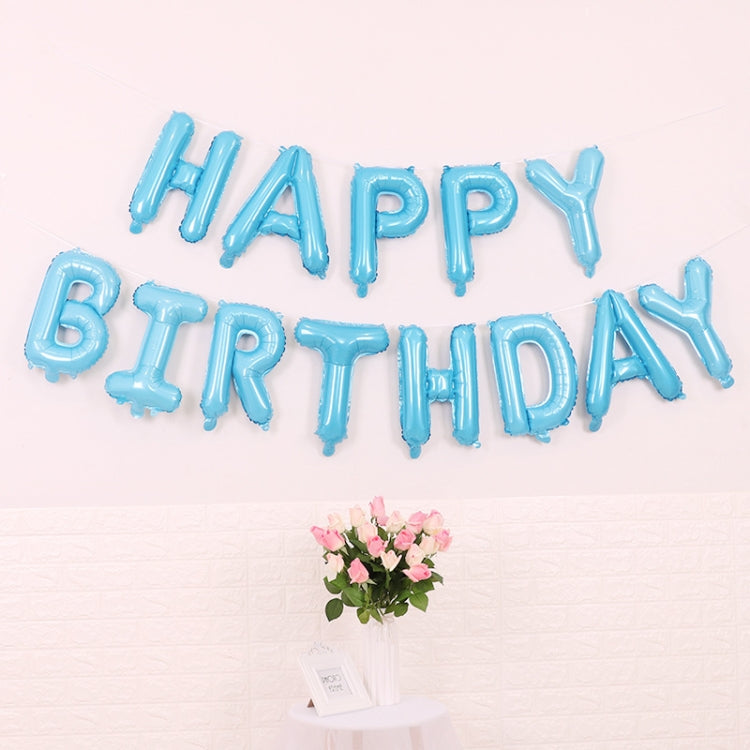 Set 2 palloncini Happy Birthday 16 pollici in film alluminio