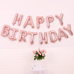 Set 2 palloncini Happy Birthday 16 pollici in film alluminio