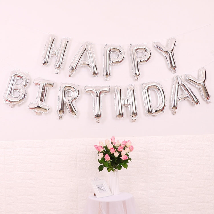 Set 2 palloncini Happy Birthday 16 pollici in film alluminio