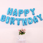 Set 2 palloncini Happy Birthday 16 pollici in film alluminio