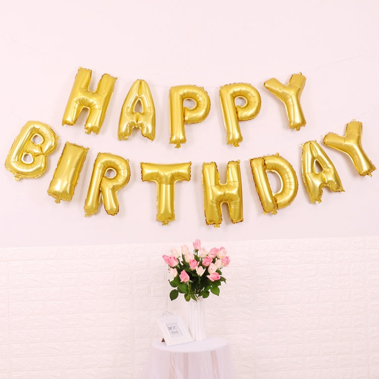Set 2 palloncini Happy Birthday 16 pollici in film alluminio