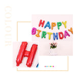 Set 2 palloncini Happy Birthday 16 pollici in film alluminio