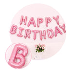 Set 2 palloncini Happy Birthday 16 pollici in film alluminio