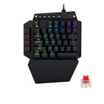 K700 44 tasti Tastiera RGB luminosa commutabile Axis Gaming a una mano, lunghezza cavo: 1 m