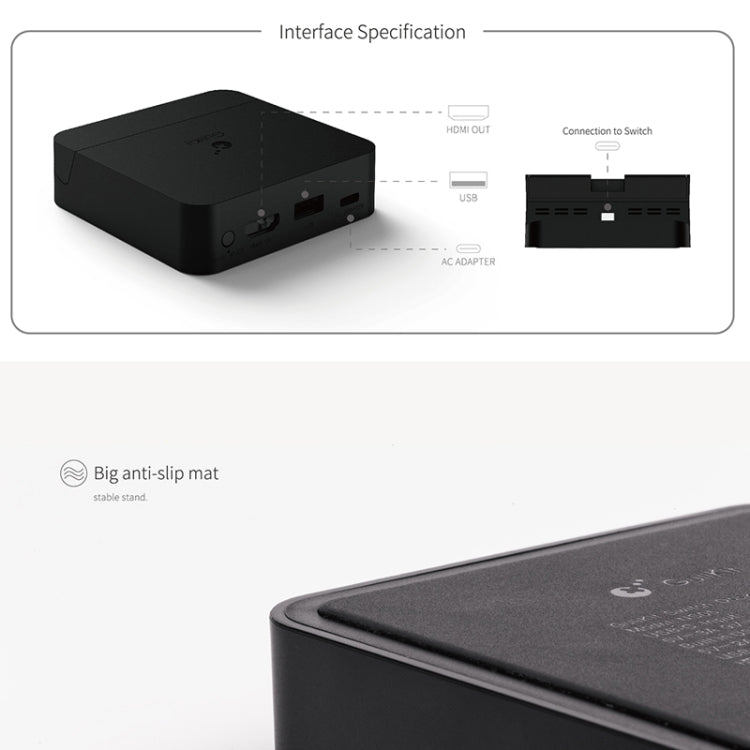 Supporto video per Nintendo Switch con USB 3.0 e ventilazione - immagine 4