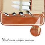 Borsa porta coltelli portatile in pelle WESSLECO