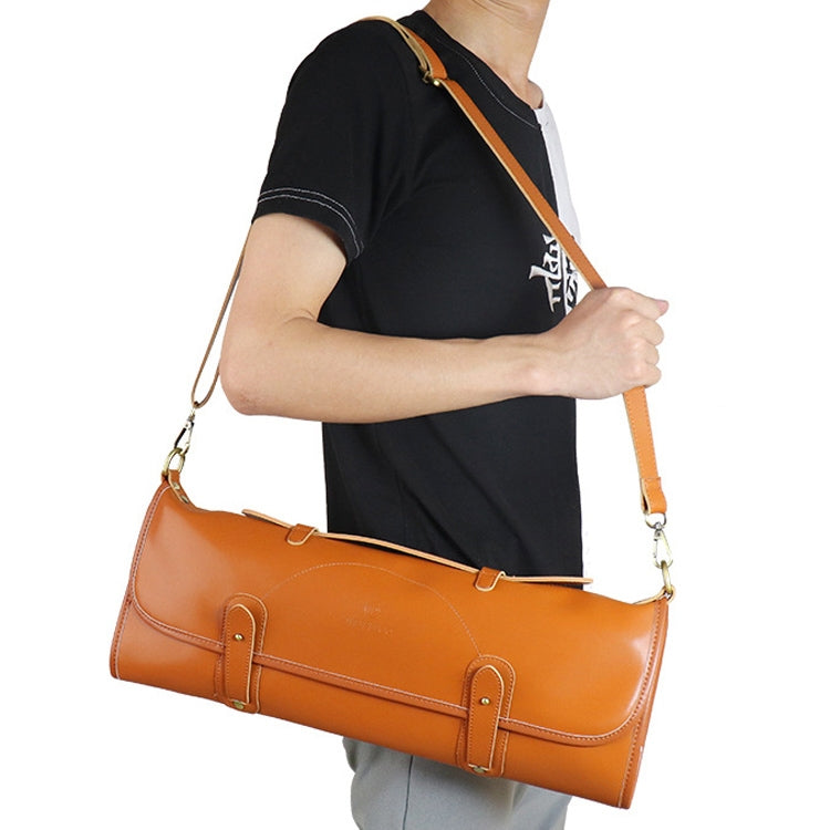 Borsa porta coltelli portatile in pelle WESSLECO
