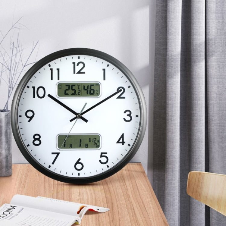 Orologio da parete LED doppio schermo 13 pollici
