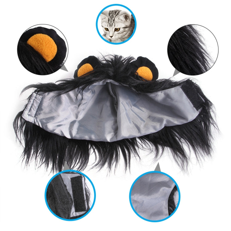Copricapo Parrucca Leone per Cani e Gatti S M L