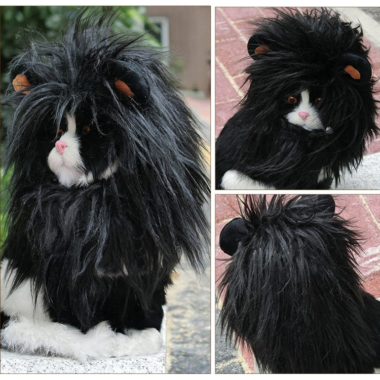 Copricapo Parrucca Leone per Cani e Gatti S M L