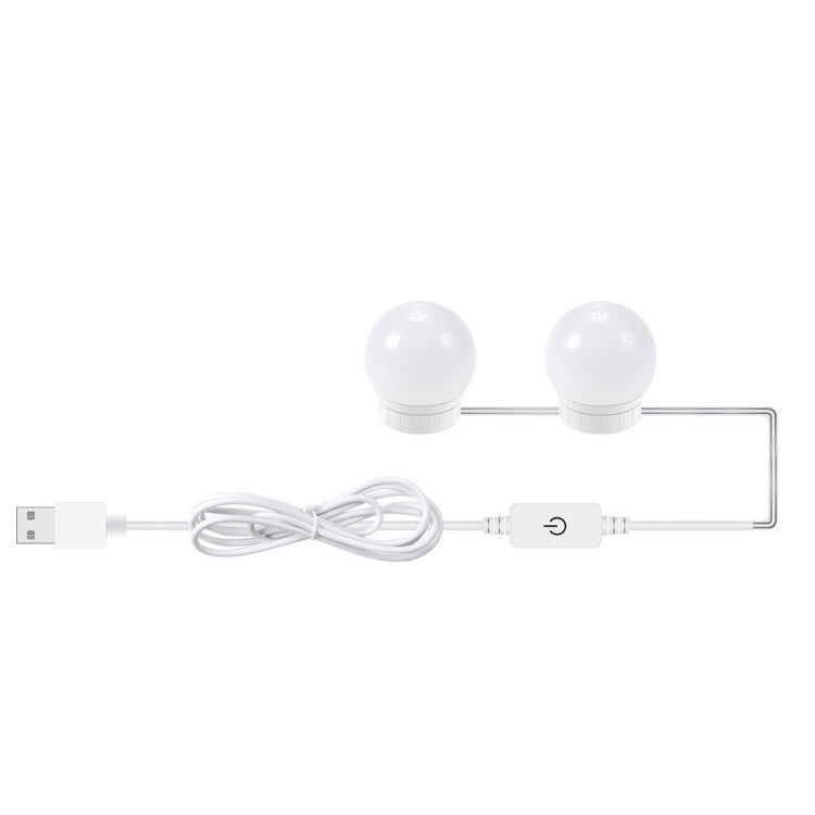 Lampadine frontali USB per specchio trucco 2-14 LED