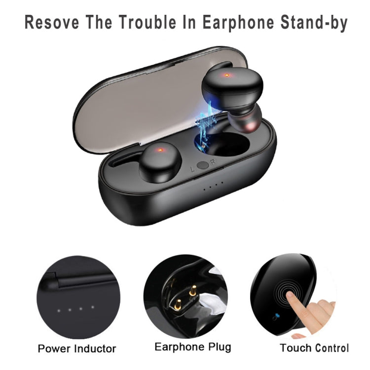 Auricolari Bluetooth Y30 con display digitale e membrana in titanio - immagine 4