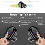 Auricolari Bluetooth Y30 con display digitale e membrana in titanio - immagine 5