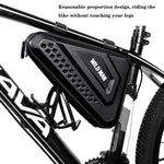 Borsa a triangolo rigida per mountain bike 3L nera
