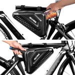 Borsa a triangolo rigida per mountain bike 3L nera
