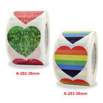 5 Adesivi San Valentino Amore 3,8 cm Decorativi