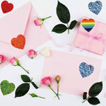 5 Adesivi San Valentino Amore 3,8 cm Decorativi