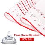 Tappetino antiaderente in silicone per impastare 32x32cm