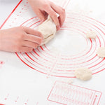 Tappetino antiaderente in silicone per impastare 32x32cm