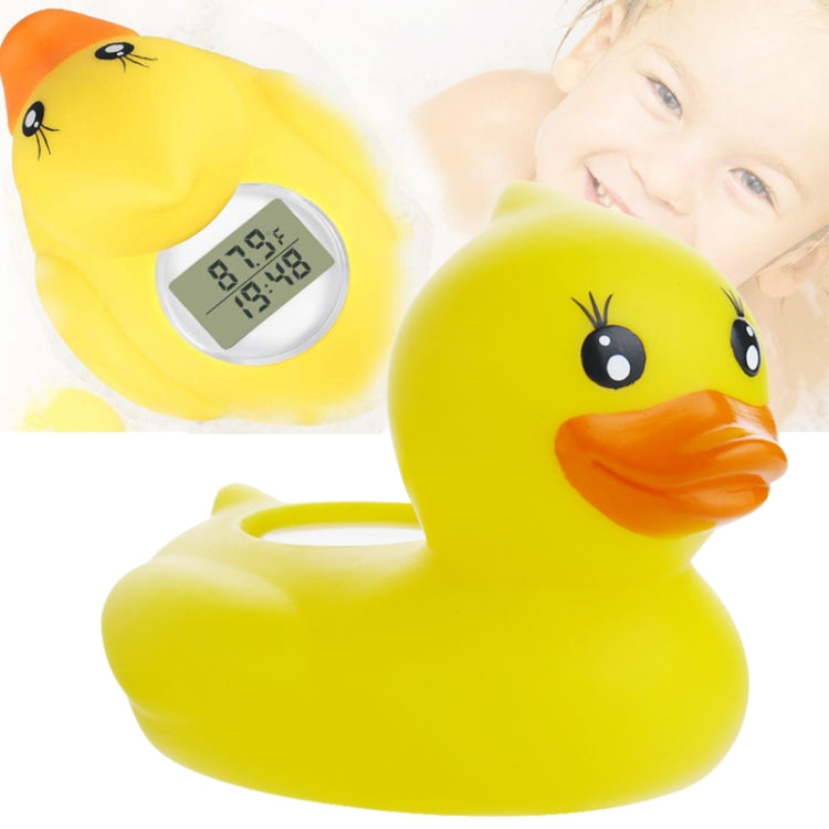 Termometro da bagno per bambini con anatra gialla