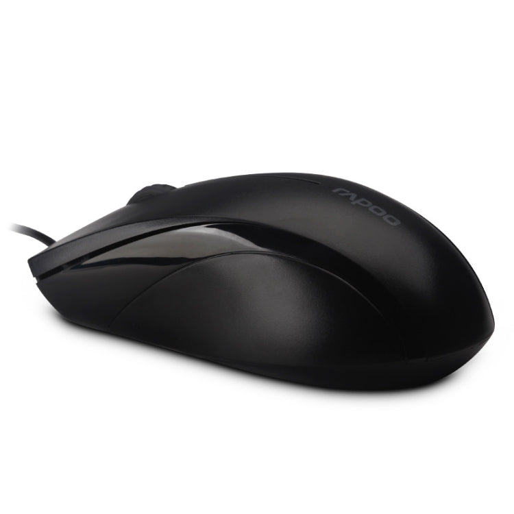 Rapoo N1600 Mouse cablato 1000 DPI 3 tasti silenzioso