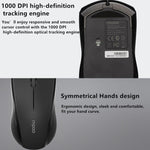 Rapoo N1600 Mouse cablato 1000 DPI 3 tasti silenzioso