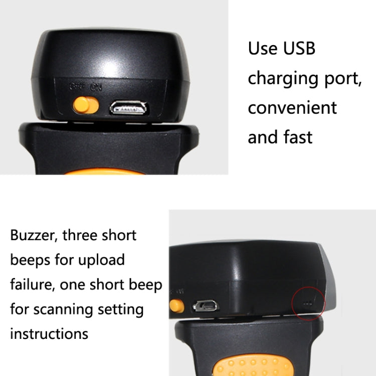Mini scanner ad anello Bluetooth NETUM R2L 2D wireless