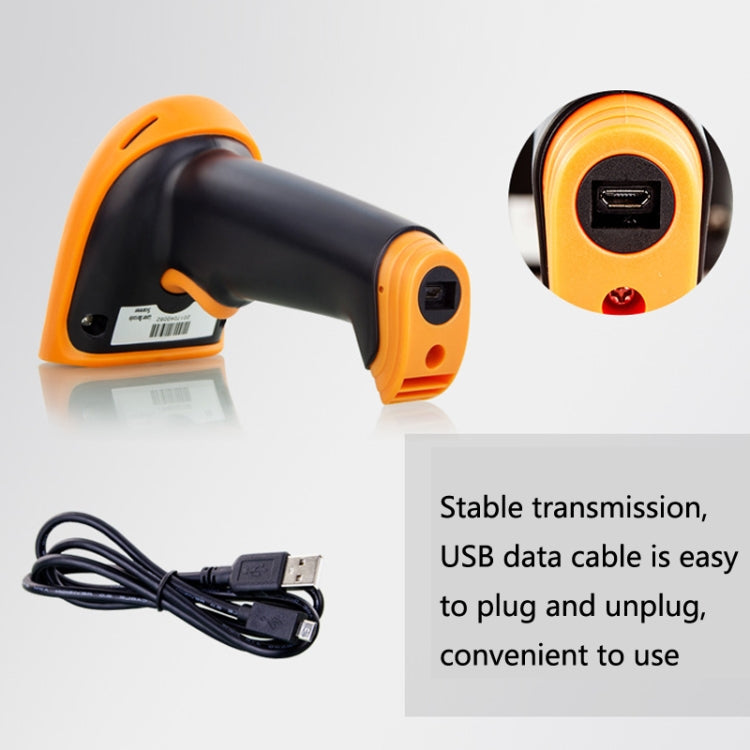 Scanner codici a barre wireless USB 2D con luce rossa