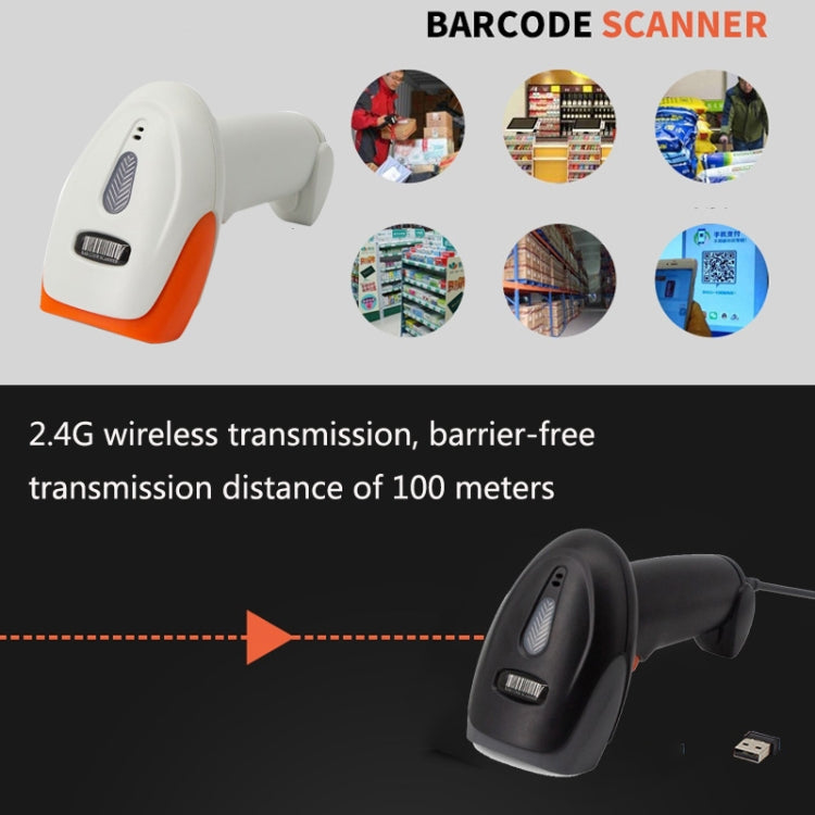Scanner codici a barre laser SYCREADER cablato 1D e 2D