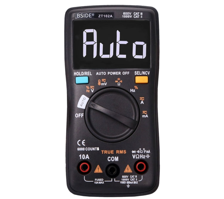 Multimetro digitale BSIDE ZT102A con display EBTN da 6000 conti - immagine 2