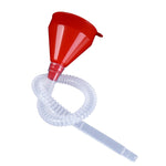 Imbuto versatore olio con tubo morbido in plastica