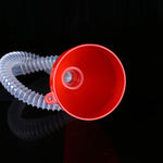 Imbuto versatore olio con tubo morbido in plastica