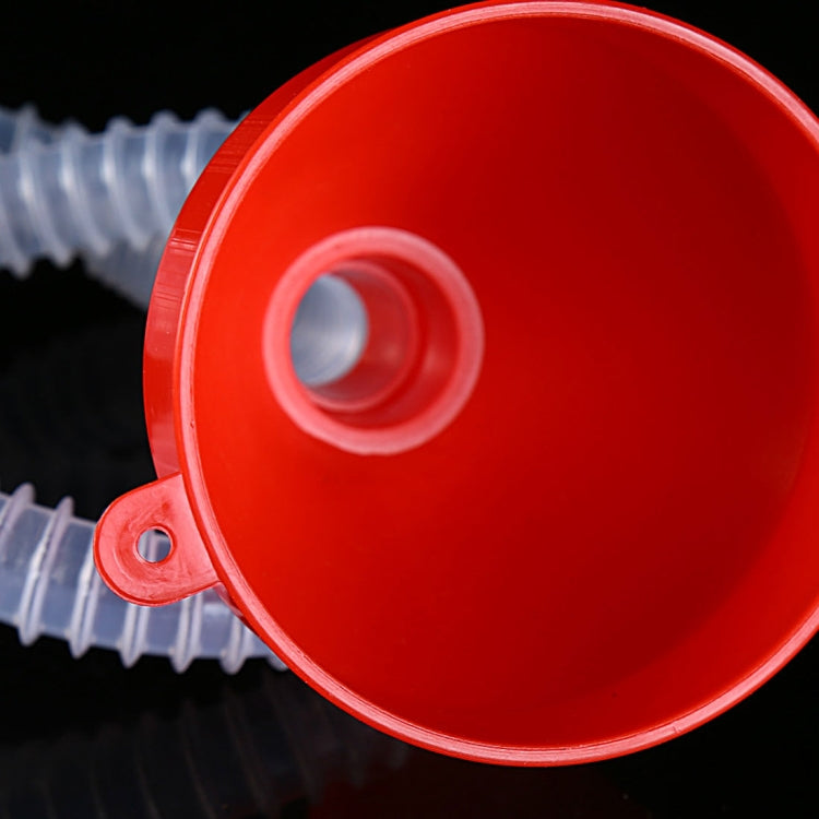 Imbuto versatore olio con tubo morbido in plastica
