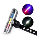 Luce posteriore bicicletta LED USB ricaricabile 500mAh