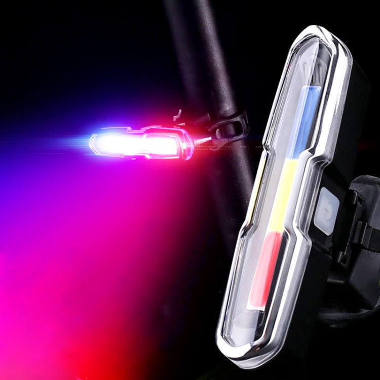 Luce posteriore bicicletta LED USB ricaricabile 500mAh