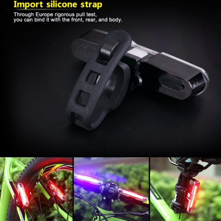 Luce posteriore bicicletta LED USB ricaricabile 500mAh
