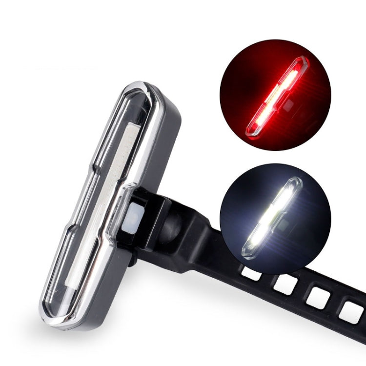 Luce posteriore bicicletta LED USB ricaricabile 500mAh