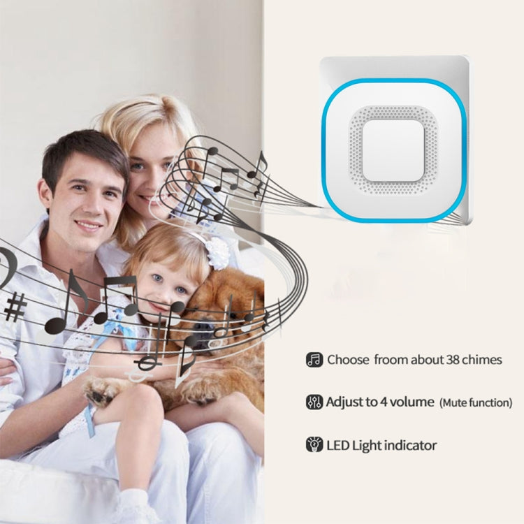 Campanello wireless CACAZI V028F senza batteria