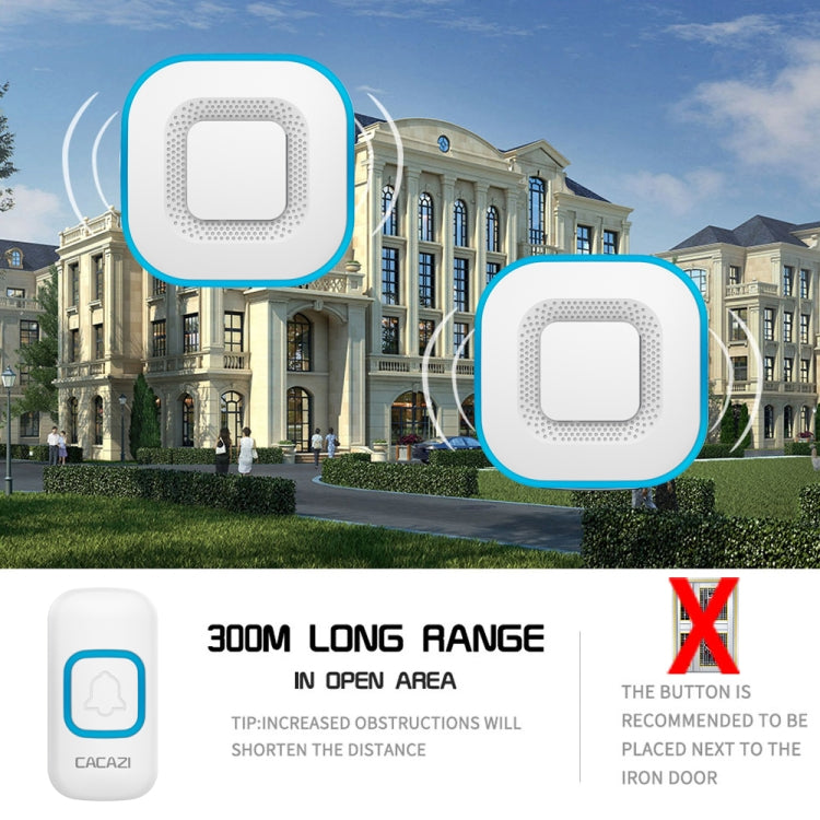 Campanello wireless CACAZI V028F senza batteria
