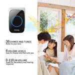 Campanello wireless CACAZI H10 senza batteria