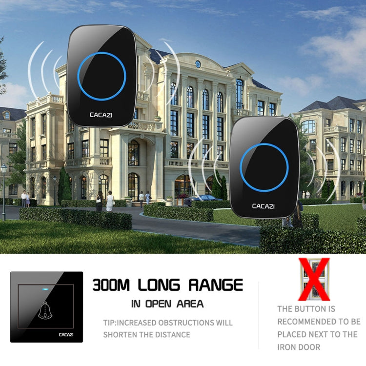 Campanello wireless CACAZI H10 senza batteria