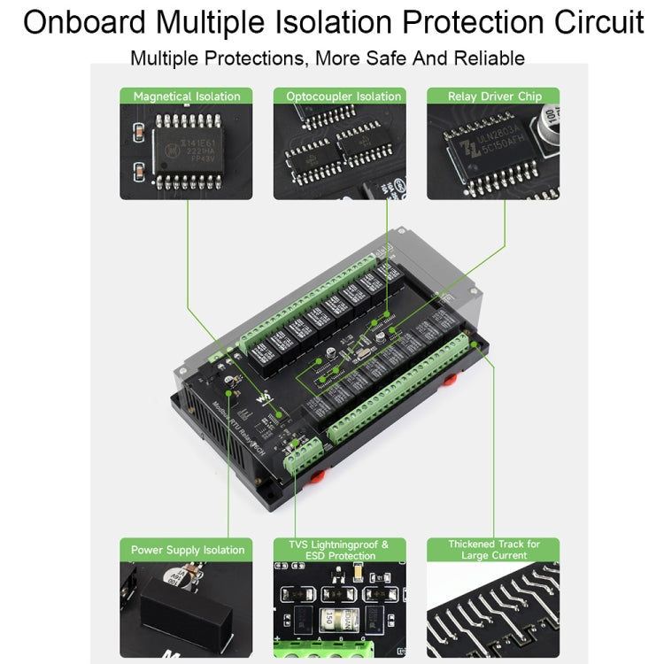 Modulo relè Modbus RTU 16 canali RS485 con isolamento