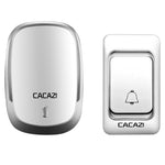 Campanello wireless impermeabile CACAZI con 36 suonerie