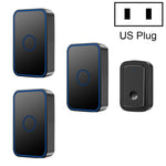 Campanello wireless CACAZI A19 con 3 ricevitori