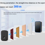 Campanello wireless CACAZI A19 con 3 ricevitori