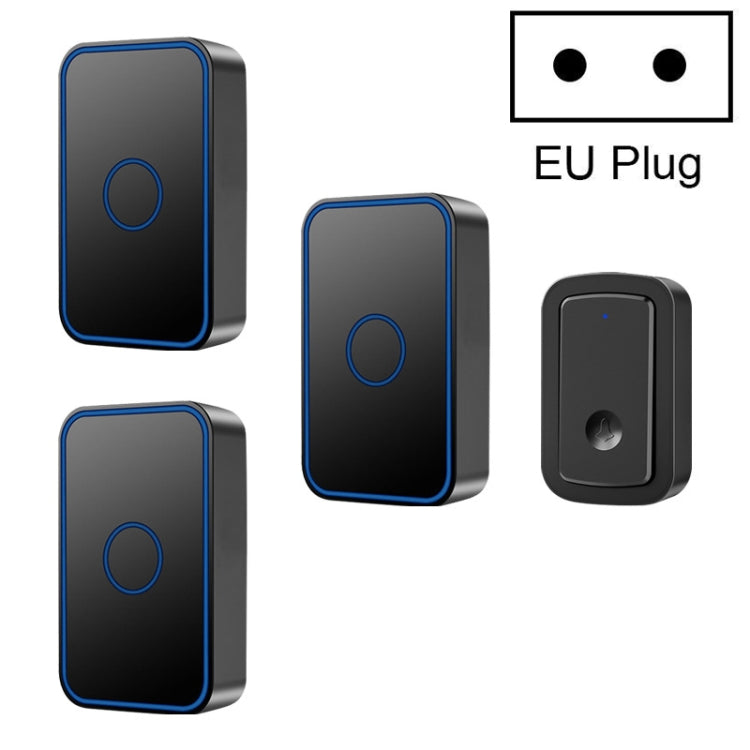 Campanello wireless CACAZI A19 con 3 ricevitori