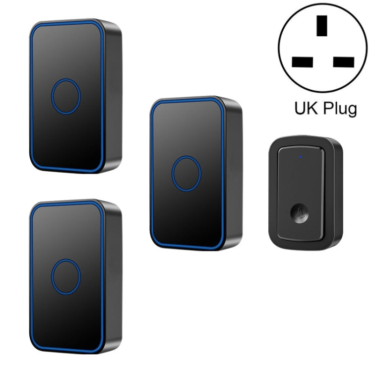 Campanello wireless CACAZI A19 con 3 ricevitori
