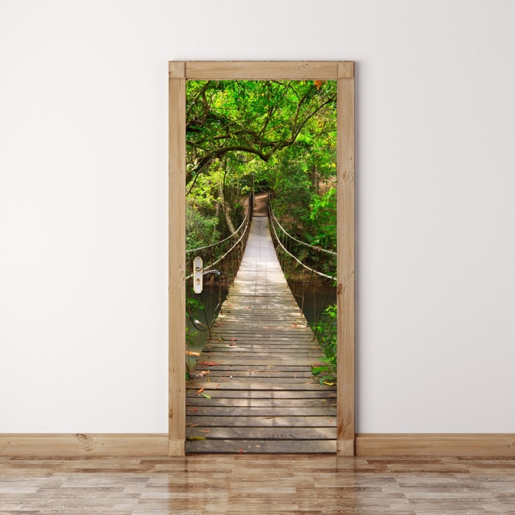 Adesivi 3D rimovibili per porte casa in PVC
