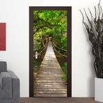 Adesivi 3D rimovibili per porte casa in PVC